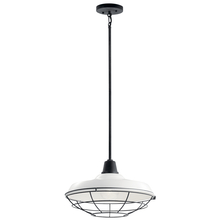 Kichler 49993WH - Pier™ 1 Light 16" Convertible Pendant White