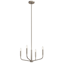 Kichler 52716NI - Madden 20 Inch 4 Light Convertible Chandelier in Brushed Nickel