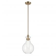 Kichler 52776CPZCLR - Pendant Medium 1Lt