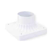 Livex Lighting 7507-13 - Textured White Pier Mount Adapter