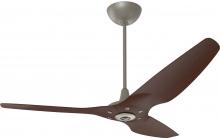 Big Ass Fans S3150-X2-BWS-04-02-C-01 - Haiku Indoor 60" Ceiling Fan, Cocoa Bamboo, Universal Mount: Satin Nickel