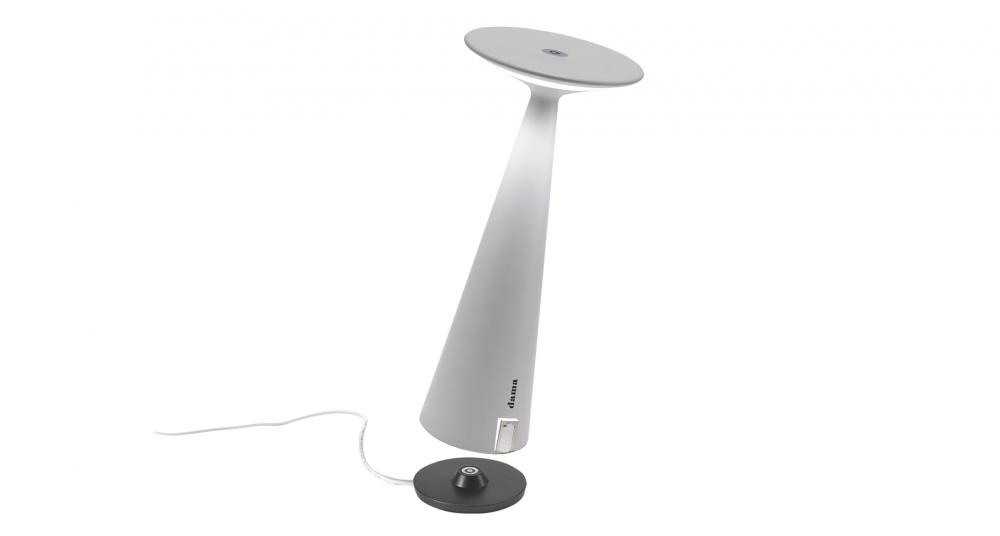 Dama Table Lamp - White - With USB Port