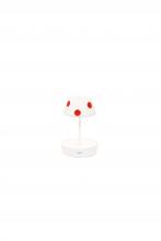 Zafferano America SDZA-1011-08 - Mini Ceramic Shades For Swap Table Lamps - Red Dots