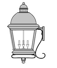 Genie House Lights 85642VGSS - 856 Series Bracket