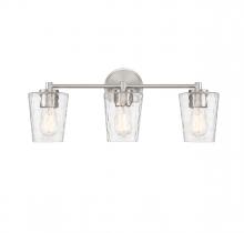 Savoy House 8-5606-3-SN - Ballas 3-Light Bathroom Vanity Light in Satin Nickel