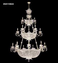 James R Moder 94115GA22 - Princess Entry Chand. w/18 Lights; Gold Accents Only