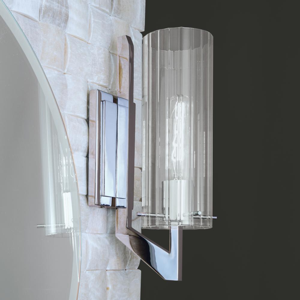 Faceted Sconce Vanity Light