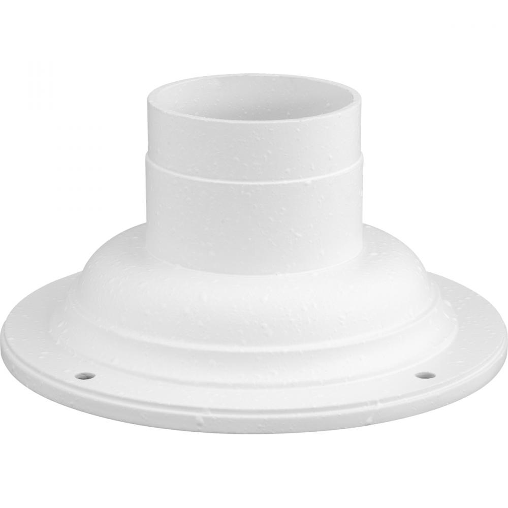 White Post Head Pier Mount 2-7/8" Diameter