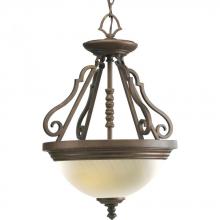 Progress P2833-102 - Three Light Copper Up Pendant