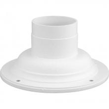 Progress P8726-30 - White Post Head Pier Mount 2-7/8" Diameter