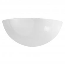 Justice Design Group CER-1300-WHT-LED1-1000 - Small Quarter Sphere