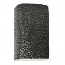 Justice Design Group CER-0955W-HMPW - Large Rectangle - Open Top & Bottom (Outdoor)