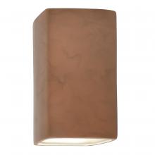 Justice Design Group CER-0955W-TERA - Large Rectangle - Open Top & Bottom (Outdoor)