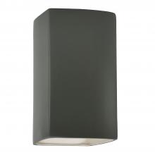 Justice Design Group CER-0955W-PWGN-LED1-1000 - Large LED Rectangle - Open Top & Bottom (Outdoor)