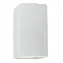 Justice Design Group CER-0955W-WTWT-LED1-1000 - Large LED Rectangle - Open Top & Bottom (Outdoor)