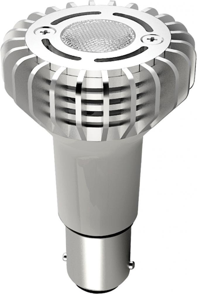3 Watt; R12 LED; 3000K; 40 deg. Beam Angle; Bayonet Single Contact Base; 12 Volt