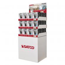Satco Products Inc. D2101 - Display Unit Containing 36 pieces; 11.5 Watt; LED BR40; 3000K; Medium base