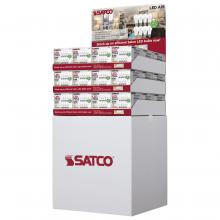 Satco Products Inc. D2104 - Display Unit Containing 36 pieces of S11460; 9 Watt; A19 LED; 2700K; Non-Dimmable; E26; 80 CRI
