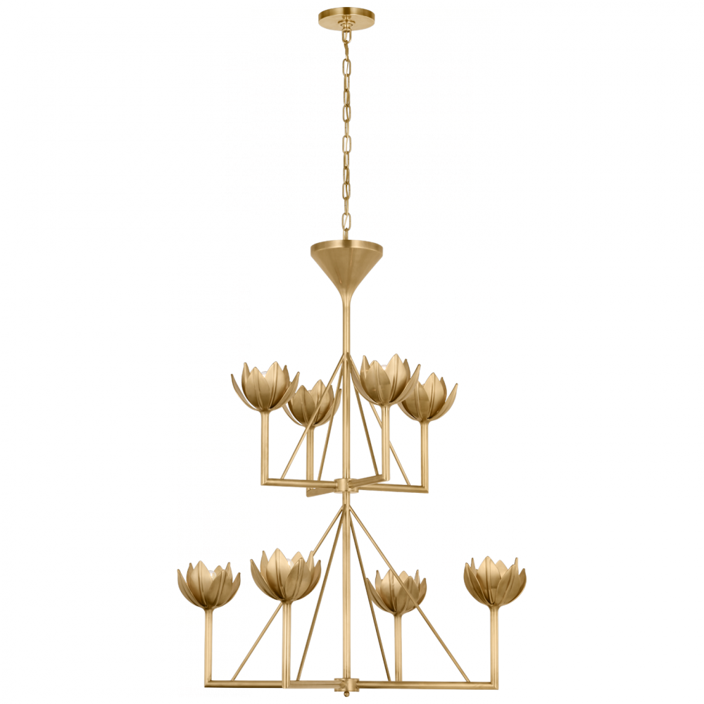 Alberto Medium Two Tier Chandelier JN 5005AB Good Friend Electric