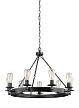 Seagull - Generation 3110209-846 - Ravenwood Manor Nine Light Chandelier