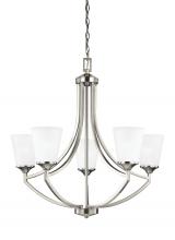 Seagull - Generation 3124505-962 - Hanford Five Light Chandelier