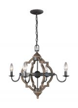 Seagull - Generation 3124904-846 - Socorro Four Light Chandelier
