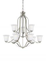 Seagull - Generation 3139009-962 - Emmons Nine Light Chandelier