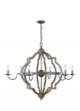 Seagull - Generation 3224906-846 - Socorro Six Light Chandelier