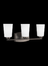 Seagull - Generation 4428903-710 - Franport Three Light Wall / Bath