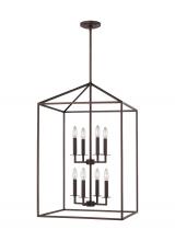 Seagull - Generation 5115008-710 - Perryton Large Eight Light Hall / Foyer