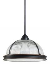 Seagull - Generation 65062-715 - Pratt Street Prismatic Three Light Pendant