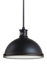 Seagull - Generation 65086-715 - Pratt Street Metal Two Light Pendant