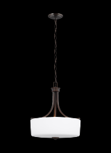 Seagull - Generation 6528803-710 - Canfield Three Light Pendant