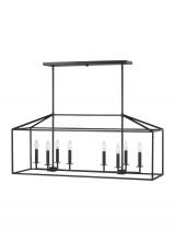 Seagull - Generation 6615008-112 - Perryton Eight Light Island Pendant
