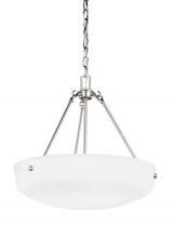 Seagull - Generation 6615203-962 - Kerrville Three Light Pendant