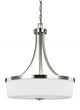 Seagull - Generation 6639103-962 - Hettinger Three Light Pendant
