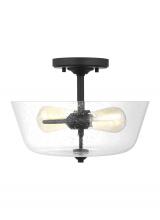 Seagull - Generation 7714502-112 - Belton Two Light Ceiling Semi-Flush Mount
