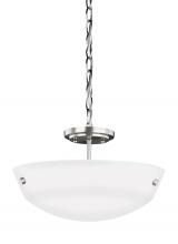 Seagull - Generation 7715202-962 - Kerrville Two Light Semi-Flush Convertible Pendant