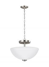 Seagull - Generation 77160-962 - Two Light Semi-Flush Convertible Pendant