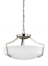 Seagull - Generation 7724503-962 - Hanford Three Light Ceiling Convertible Pendant