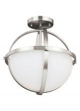 Seagull - Generation 7724602-962 - Alturas Two Light Semi-Flush Convertible Pendant