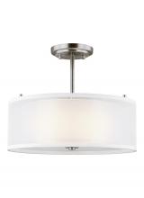Seagull - Generation 7737302-962 - Elmwood Park Two Light Semi-Flush Mount