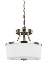 Seagull - Generation 7739102-962 - Hettinger Two Light Semi-Flush Convertible Pendant