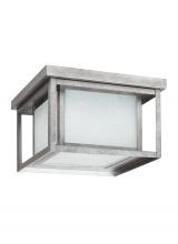 Seagull - Generation 79039-57 - Hunnington Two Light Outdoor Ceiling Flush Mount