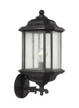 Seagull - Generation 84032-746 - Kent traditional 1-light outdoor exterior wall lantern sconce in oxford bronze finish with clear see