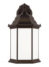 Seagull - Generation 8738751-71 - Sevier Extra Large One Light Downlight Outdoor Wall Lantern