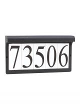 Seagull - Generation 9600-12 - Address light collection traditional black powdercoat aluminum address sign light fixture