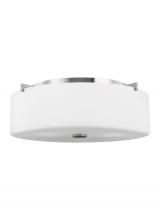 Seagull - Generation FM312CH - Large Three Light Flush Mount