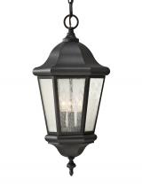 Seagull - Generation OL5911BK - Martinsville Three Light Outdoor Pendant Lantern