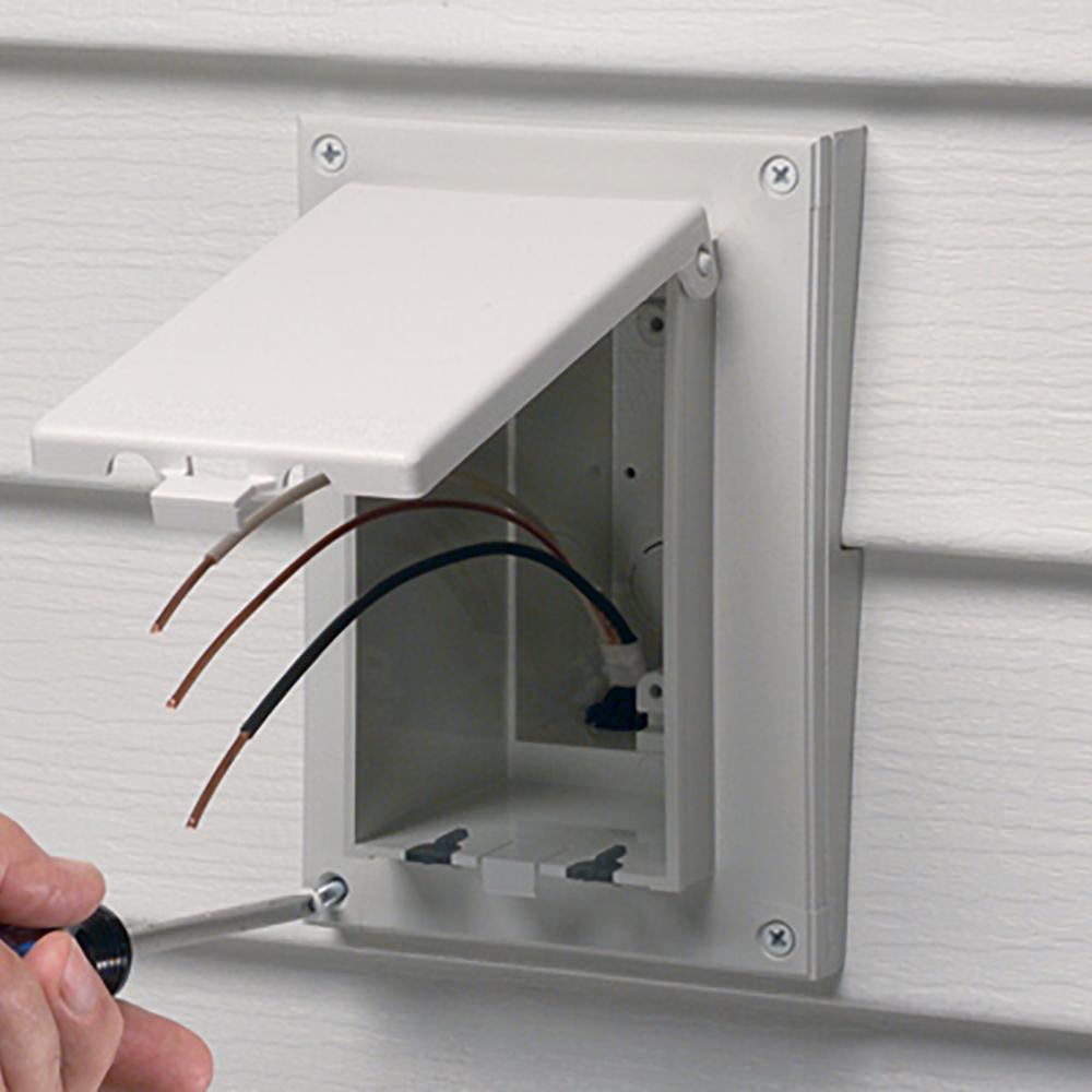 WHITE IN-BOX FOR 1/2"